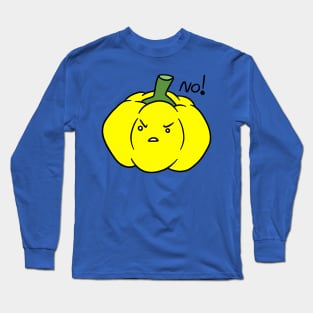 No - Yellow Bell Pepper Long Sleeve T-Shirt